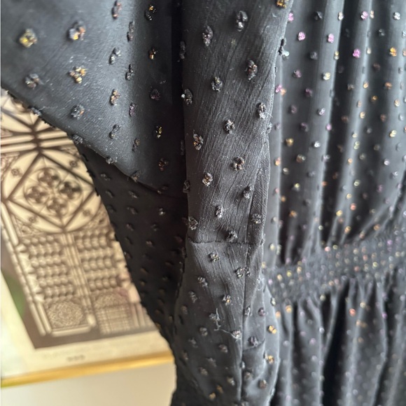 Torrid Black Shiny Iridescent Dress Plus Size 3X - Picture 5 of 11